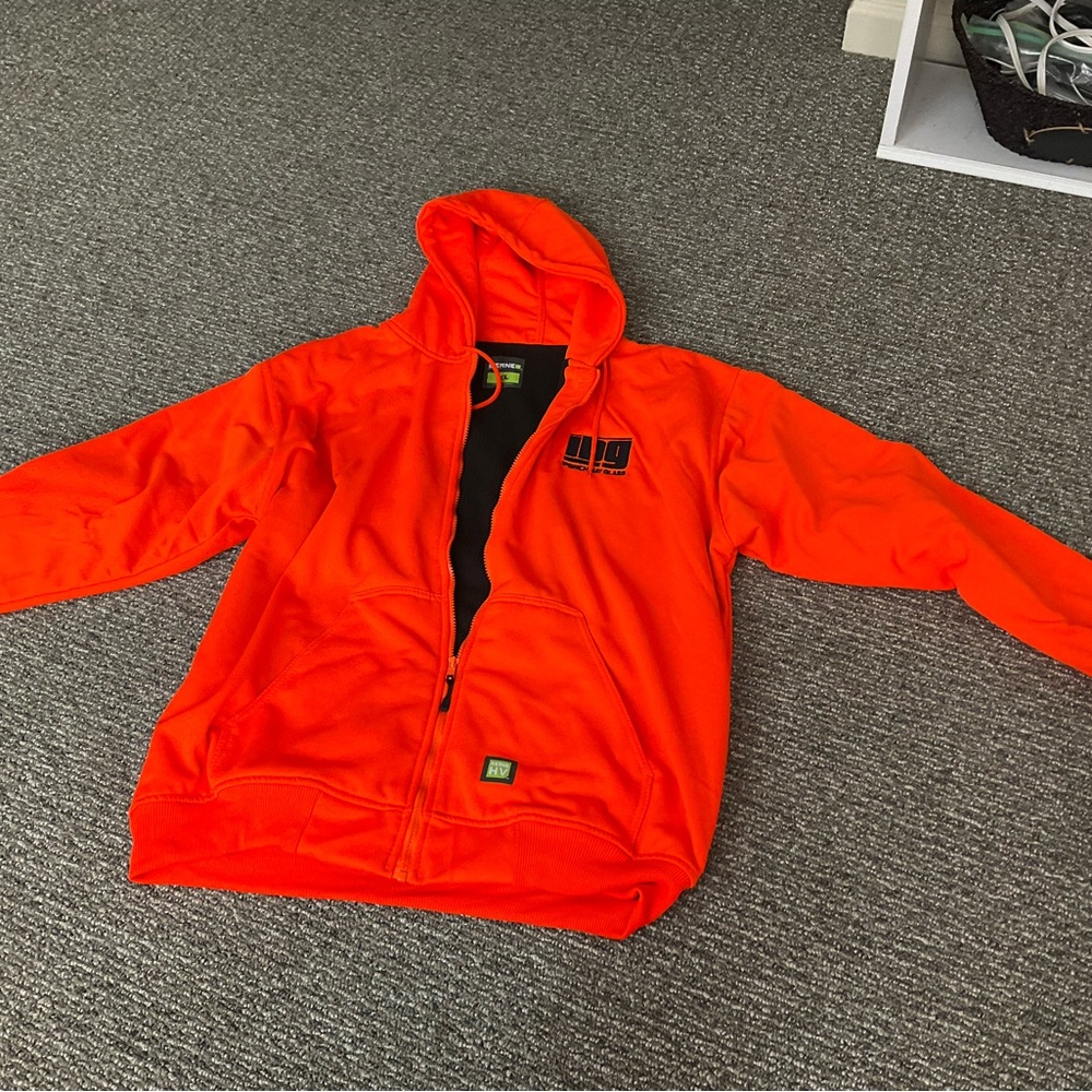 Berne Bright Orange Hoodie